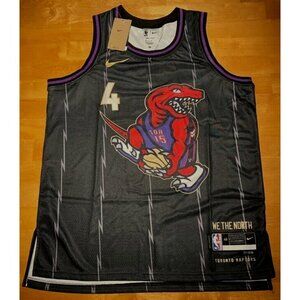 NBA Basketball Toronto Raptors Scottie Barnes #4 Jersey XL Black NWT